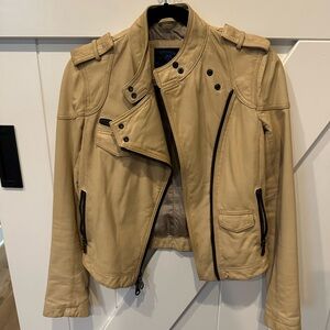Martin + Osa tan Leather Jacket
